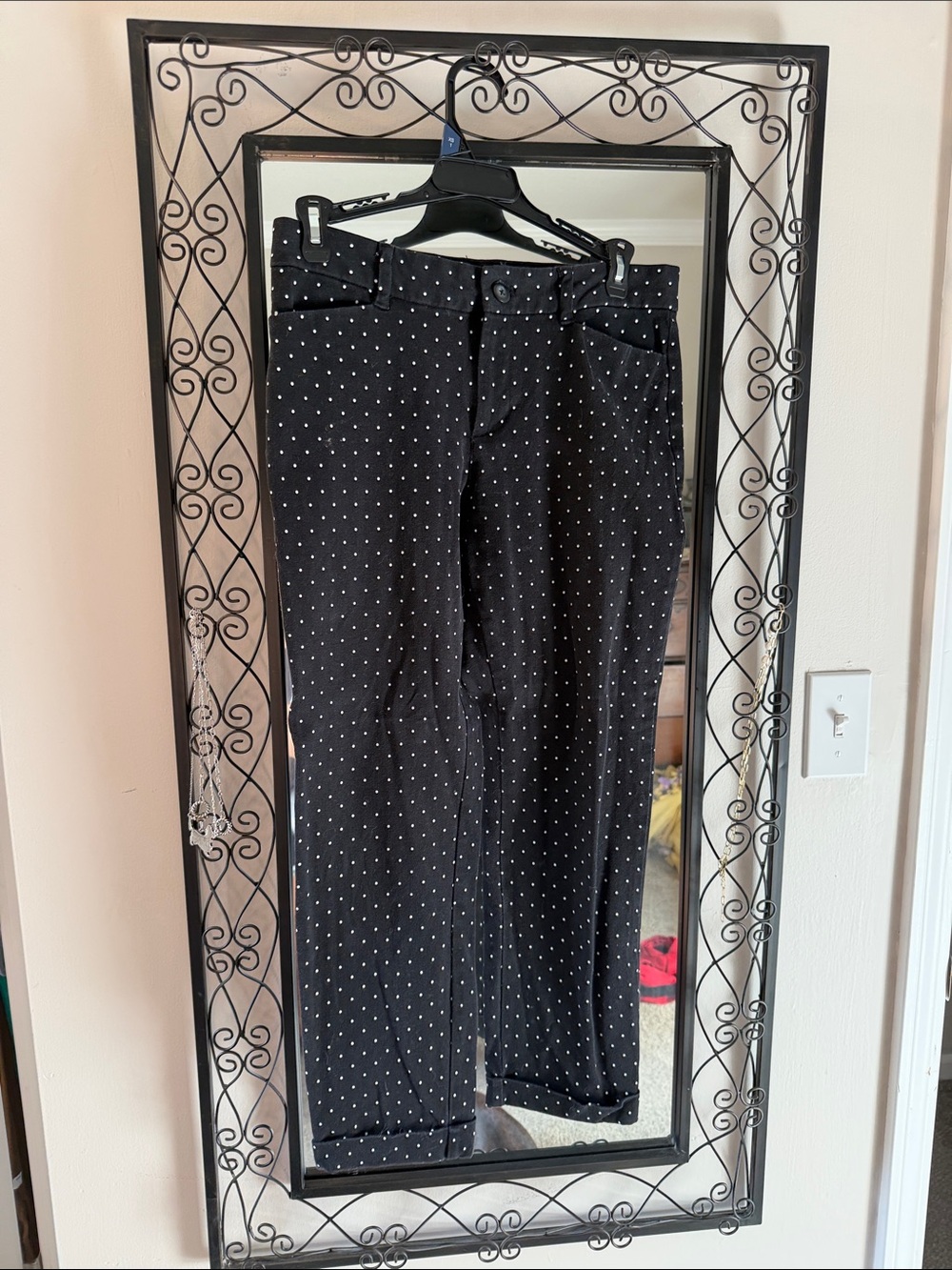 Black Polka Dot women’s  Pants